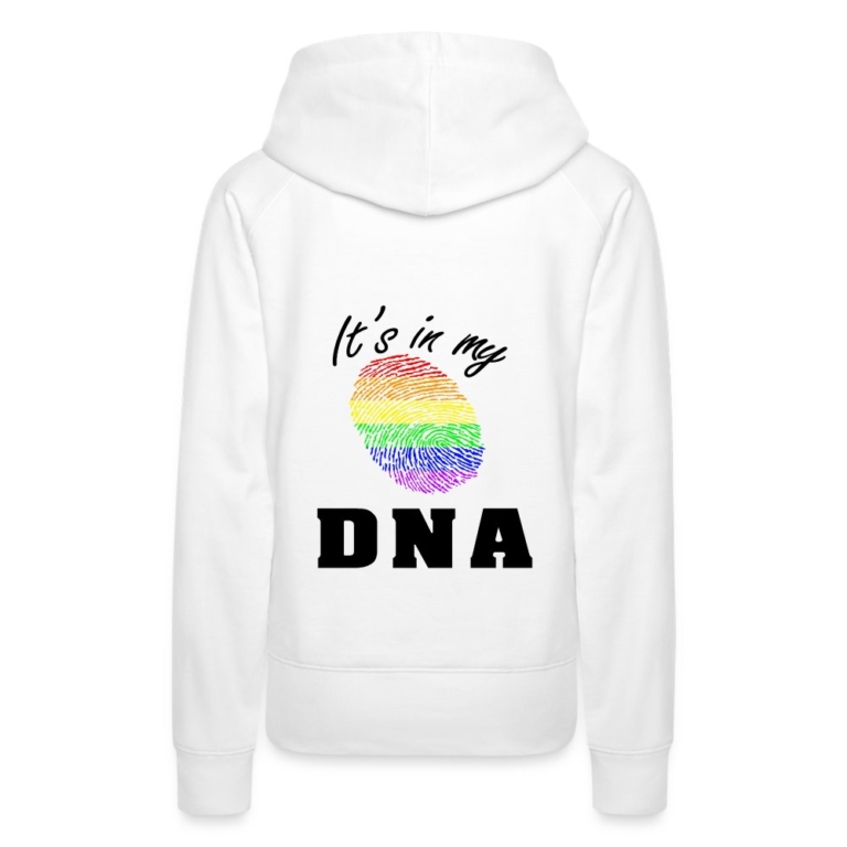 its-in-my-dna-frauen-premium-hoodie-weiss