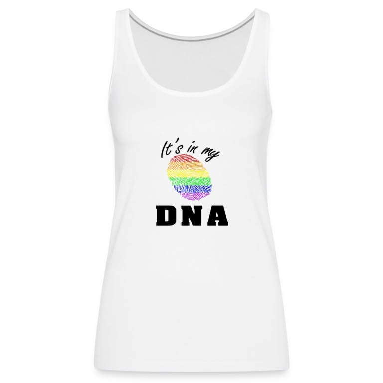 its-in-my-dna-frauen-premium-tank-top-weiss