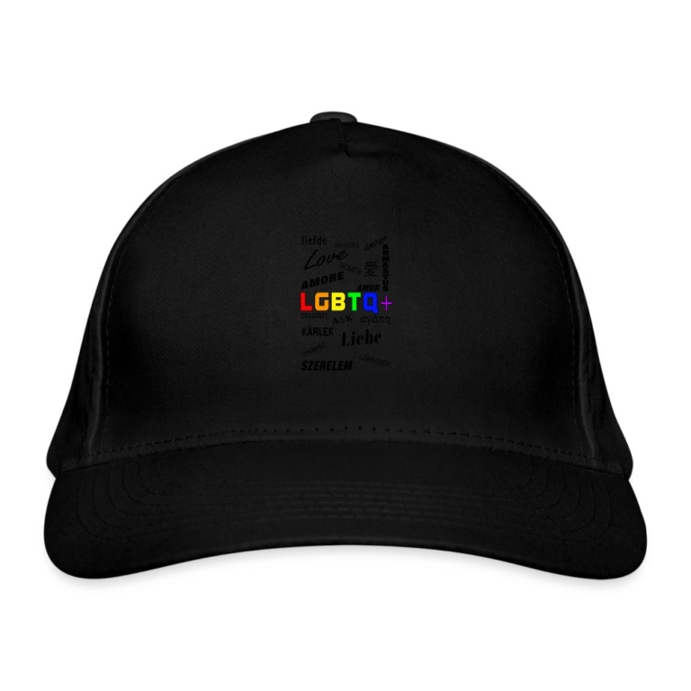 languages-lgbtq-bio-baseballkappe-schwarz
