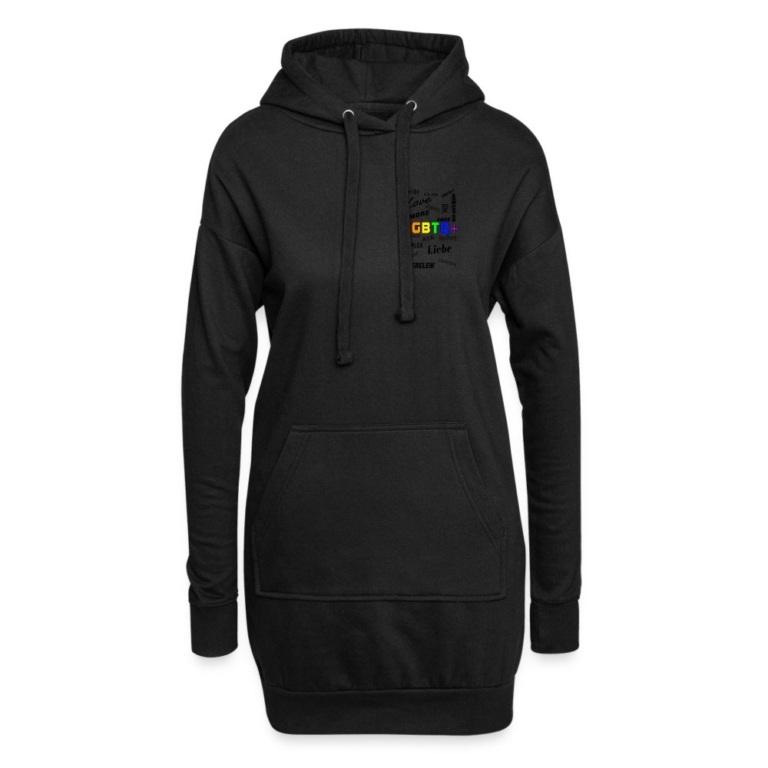 languages-lgbtq-hoodie-kleid-schwarz