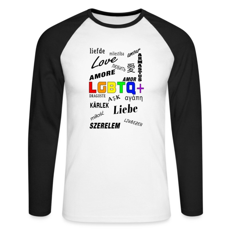 languages-lgbtq-maenner-baseballshirt-langarm-weiss-schwarz