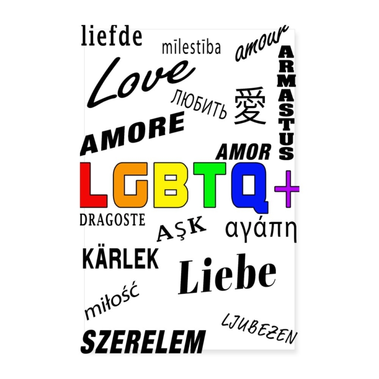 languages-lgbtq-poster-20x30-cm-weiss