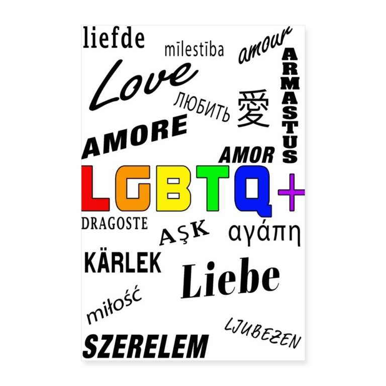 languages-lgbtq-poster-40x60-cm-weiss