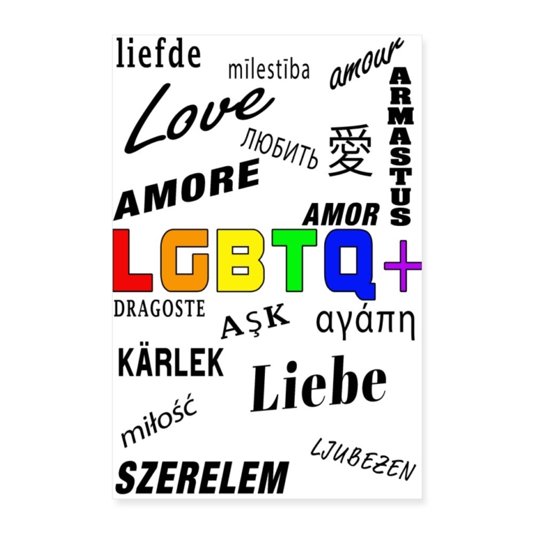 languages-lgbtq-poster-60x90-cm-weiss