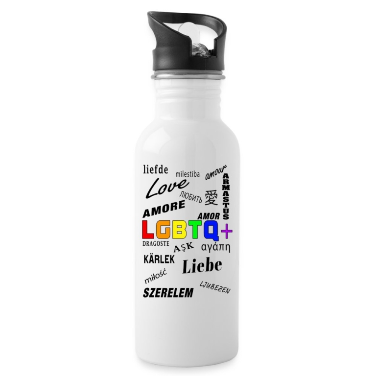 languages-lgbtq-trinkflasche-mit-integriertem-trinkhalm-weiss