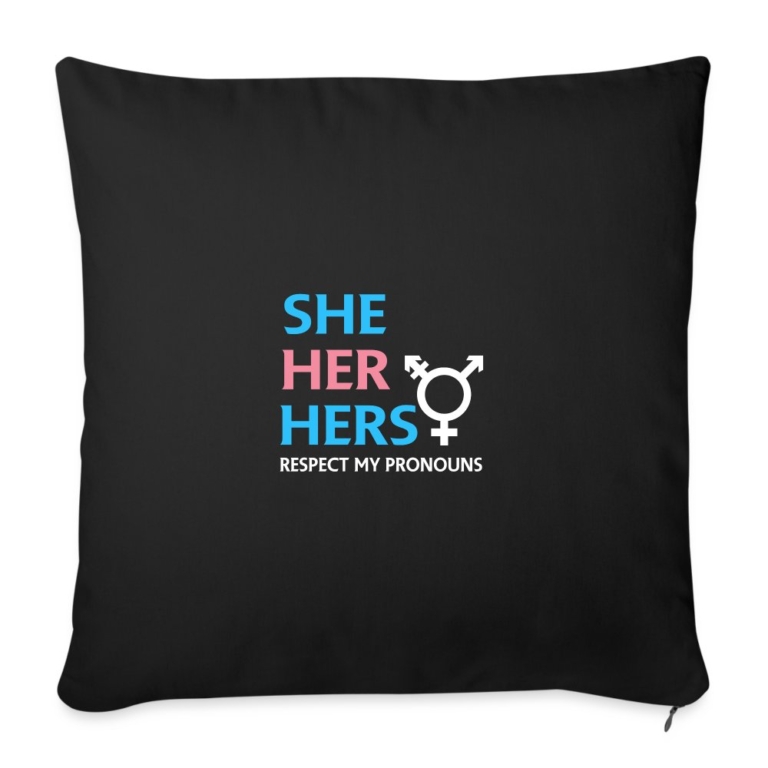 lbgtq-pronoun-transgender-she-her-hers-sofakissen-mit-fuellung-45-x-45-cm-schwarz
