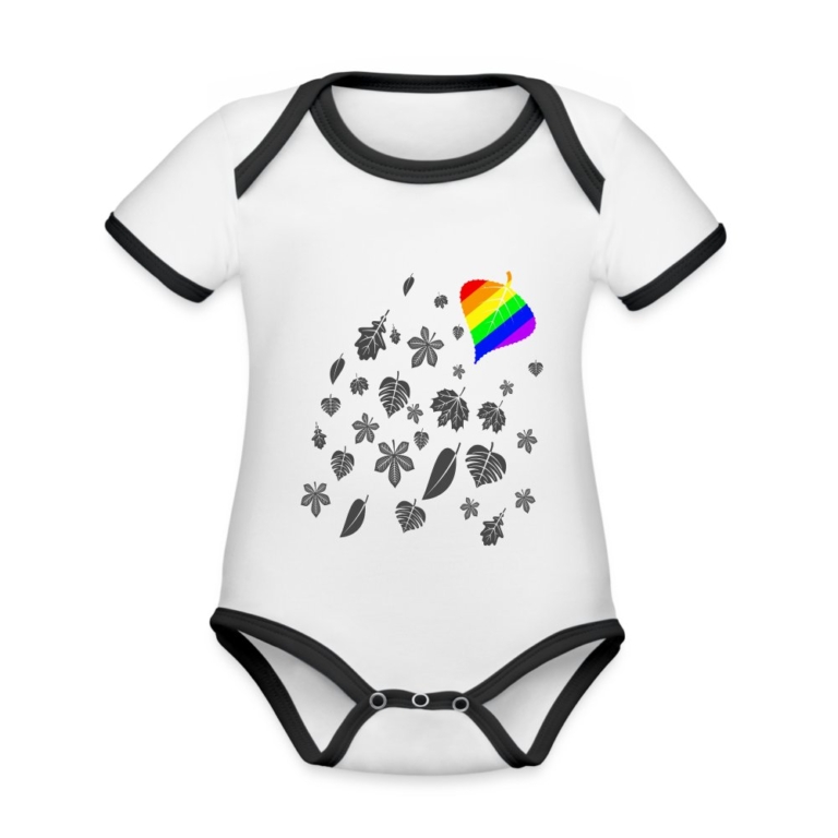 leaves-lgbtq-baby-bio-kurzarm-kontrastbody-weiss-schwarz