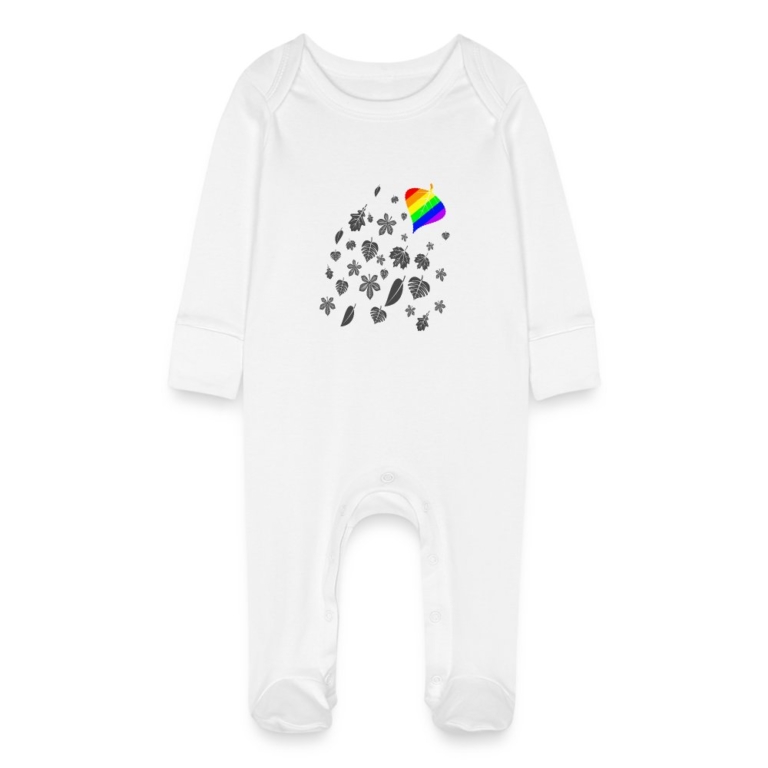 leaves-lgbtq-baby-bio-schlafanzug-mit-kratzhandschuhen-weiss
