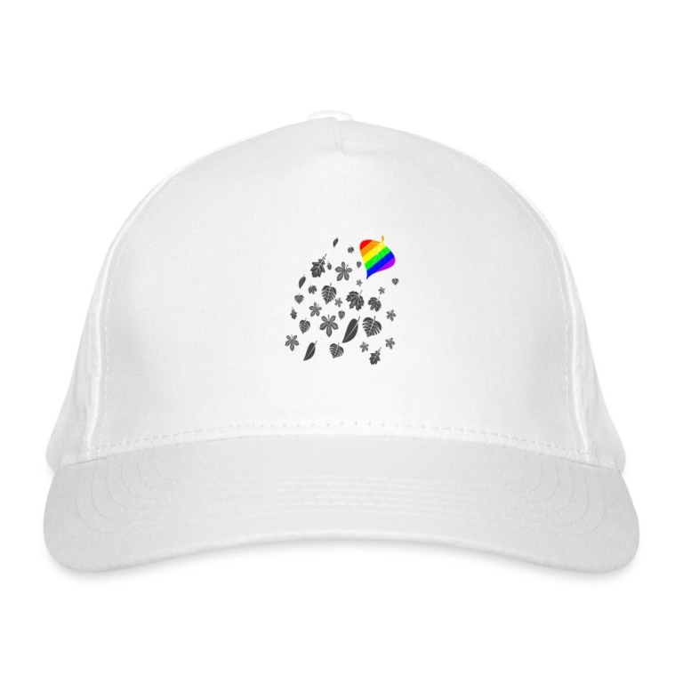 leaves-lgbtq-bio-baseballkappe-weiss