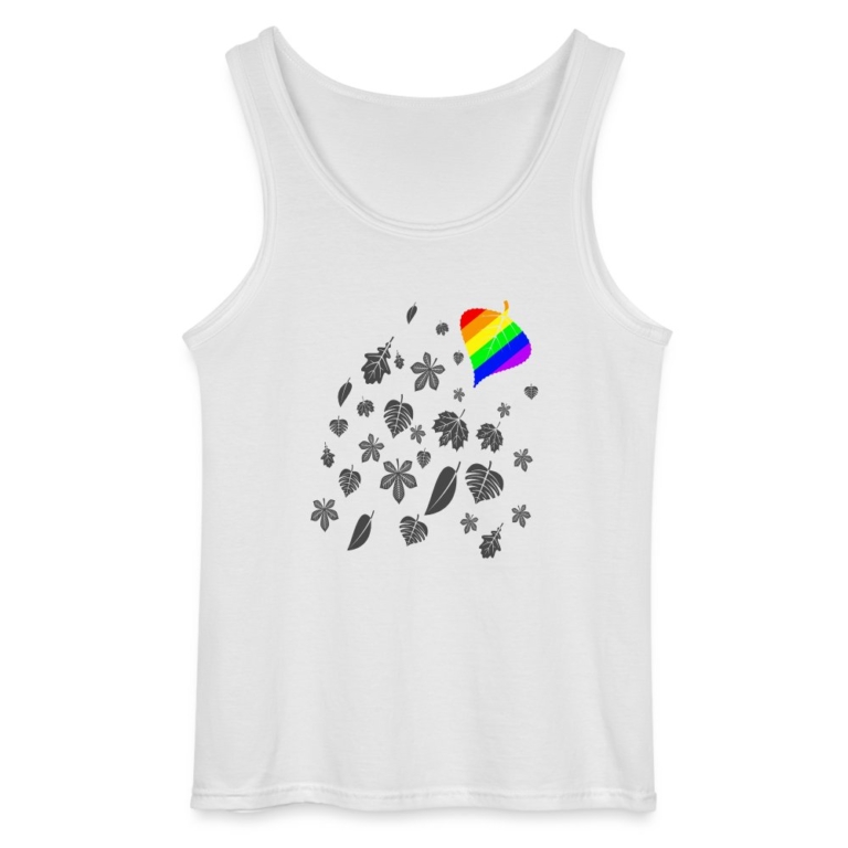 leaves-lgbtq-gildan-maenner-tank-top-weiss