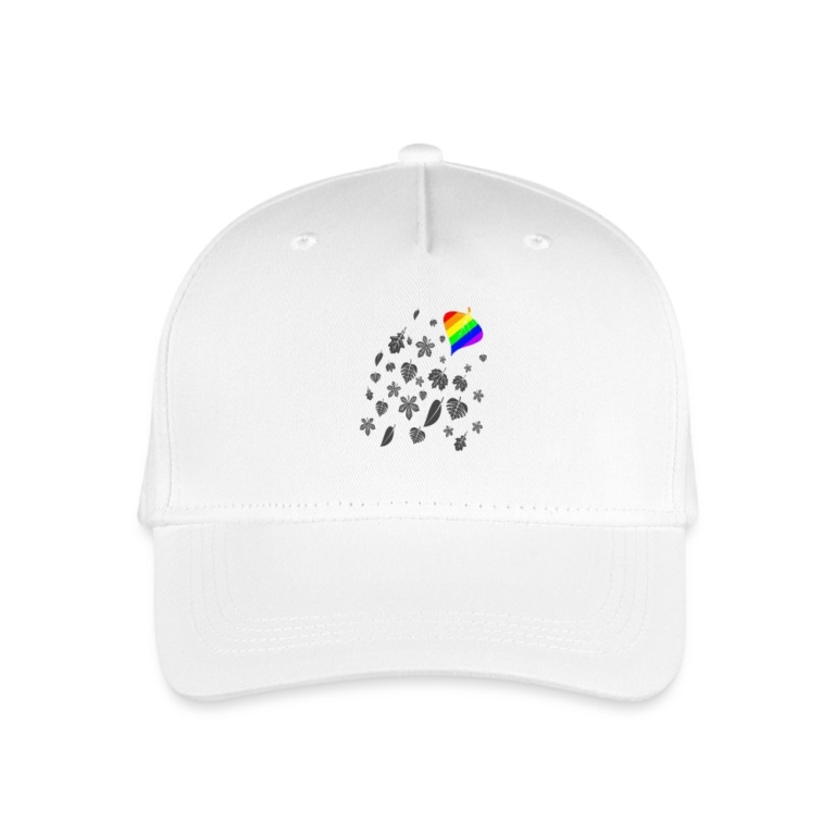 leaves-lgbtq-kinder-bio-basecap-weiss