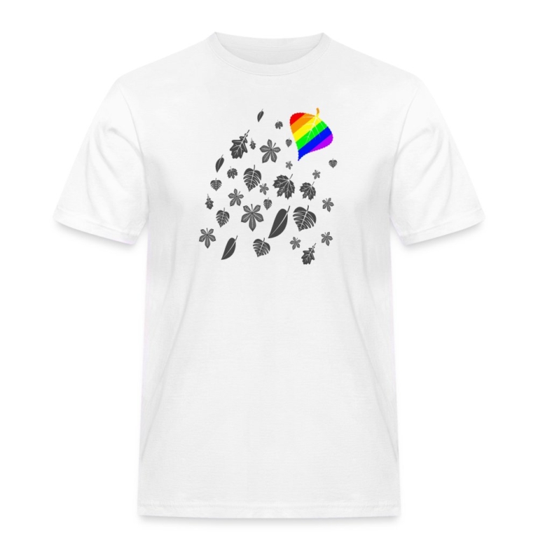 leaves-lgbtq-maenner-workwear-t-shirt-weiss