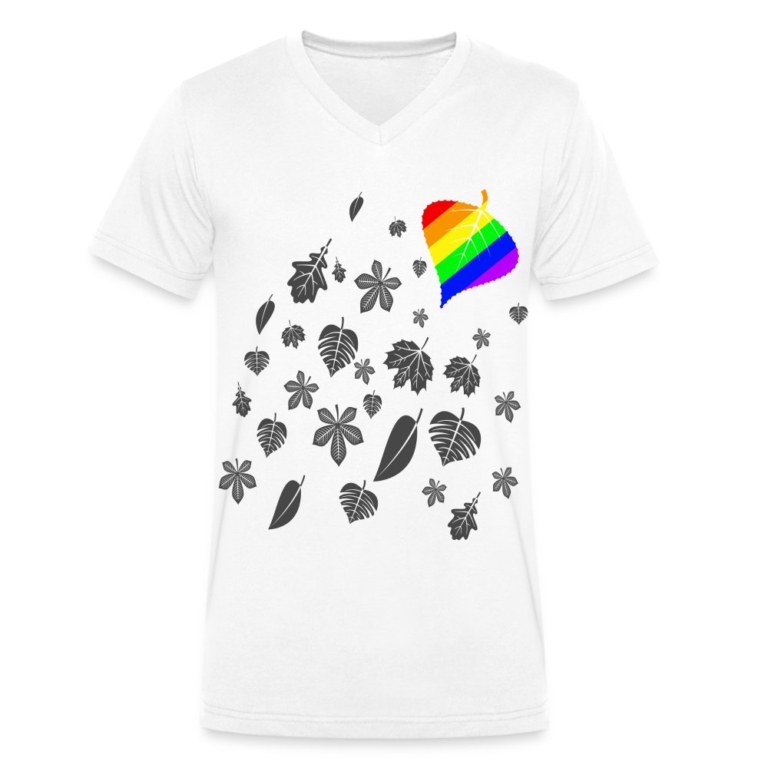 leaves-lgbtq-stanleystella-maenner-bio-t-shirt-mit-v-ausschnitt-weiss