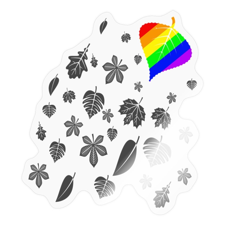 leaves-lgbtq-sticker-transparent-glaenzend