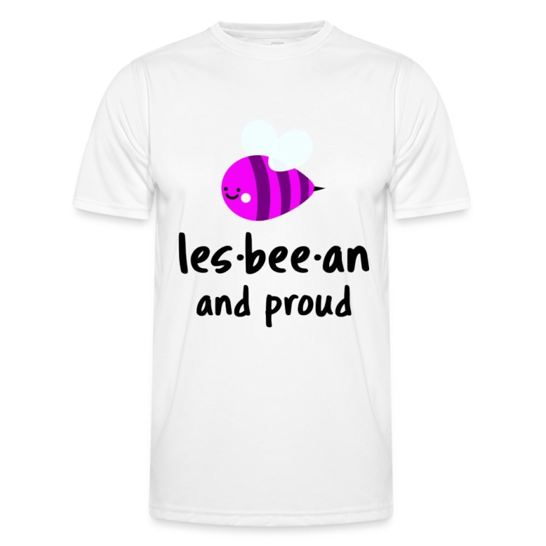 lesbian-an-proud-maenner-funktions-t-shirt-weiss