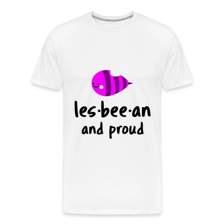 lesbian-an-proud-maenner-premium-bio-t-shirt-weiss