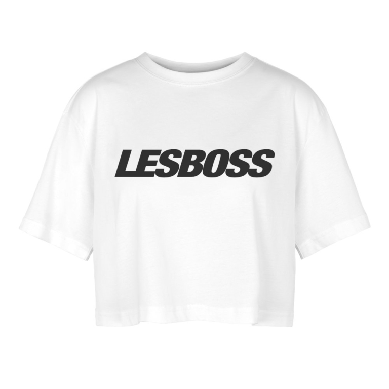 lesboss-frauen-oversized-cropped-t-shirt-weiss