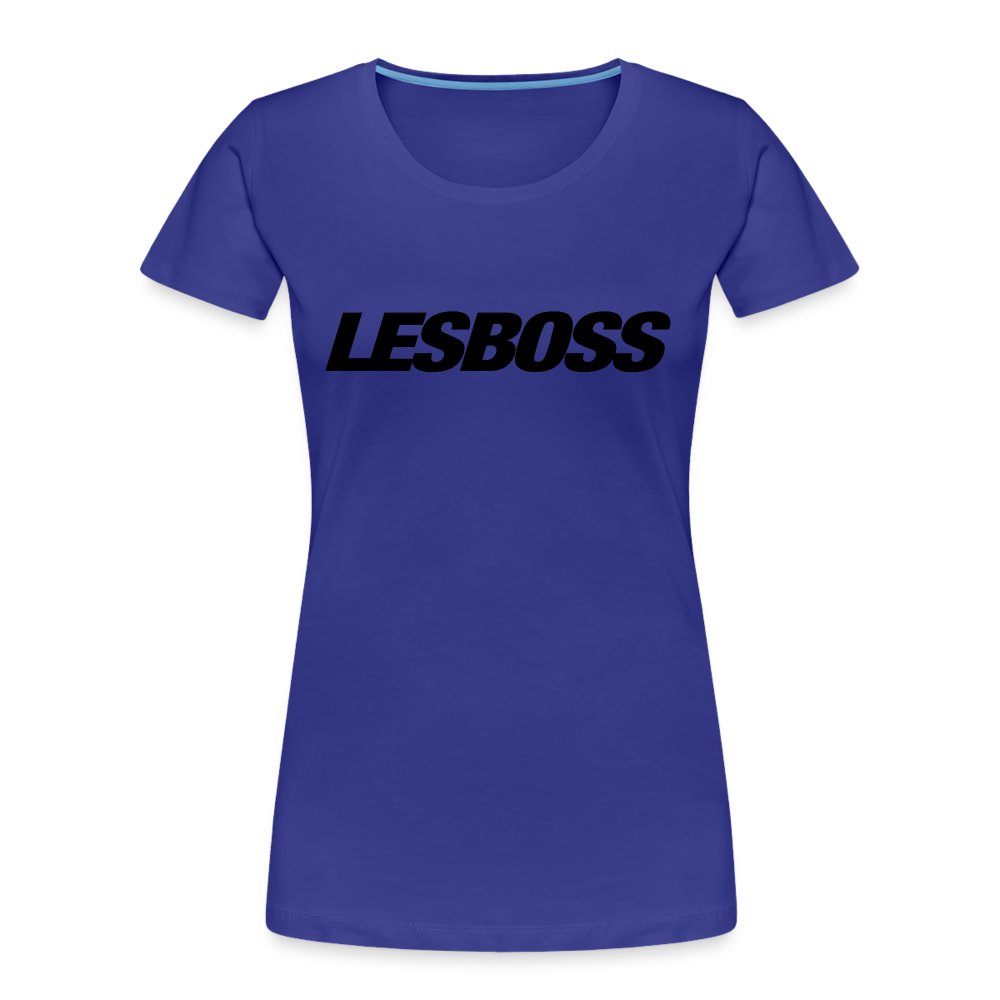 Lesboss - Frauen Premium Bio T-Shirt Königsblau