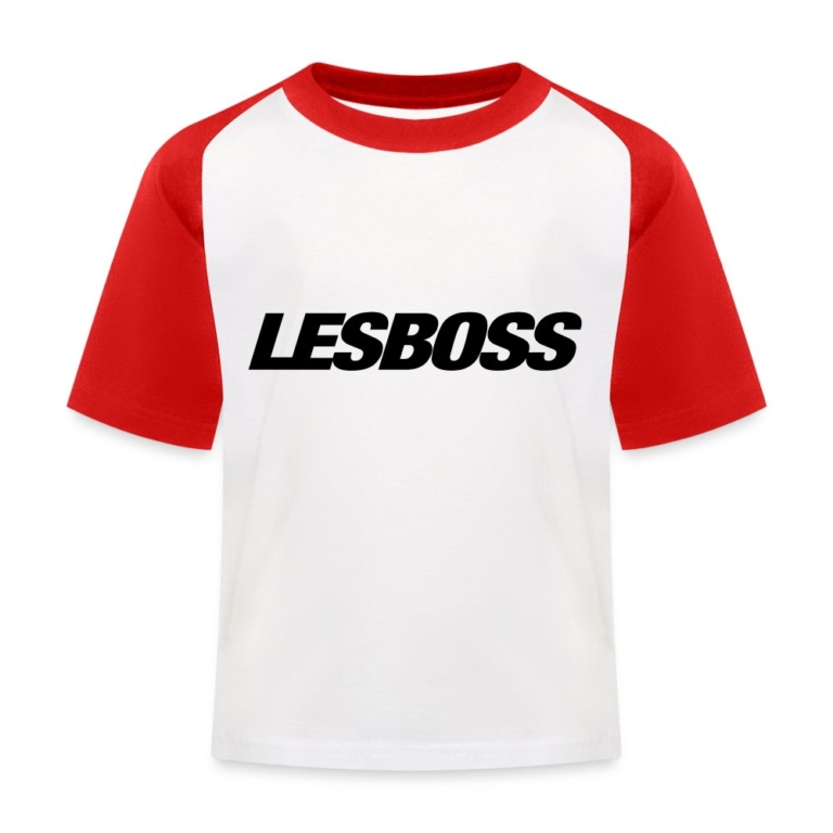 lesboss-kinder-baseball-t-shirt-weiss-rot
