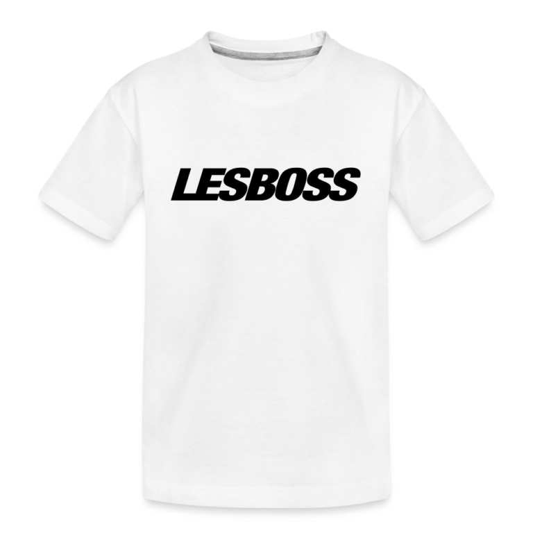 lesboss-teenager-premium-bio-t-shirt-weiss