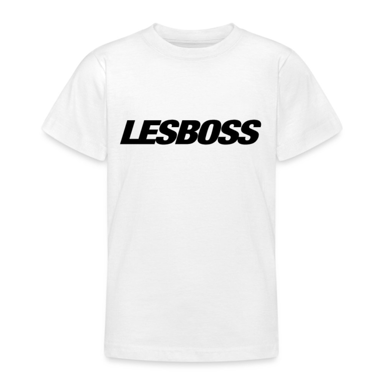 lesboss-teenager-t-shirt-weiss