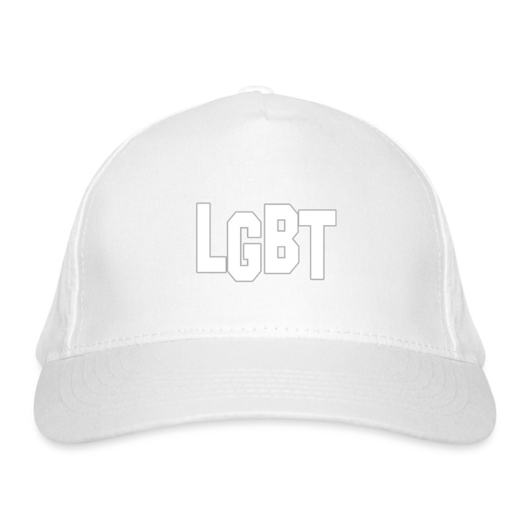 lgbt-bio-baseballkappe-weiss