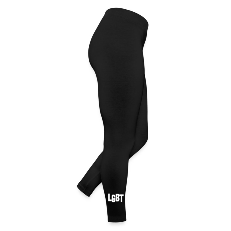 lgbt-frauen-jersey-leggings-schwarz