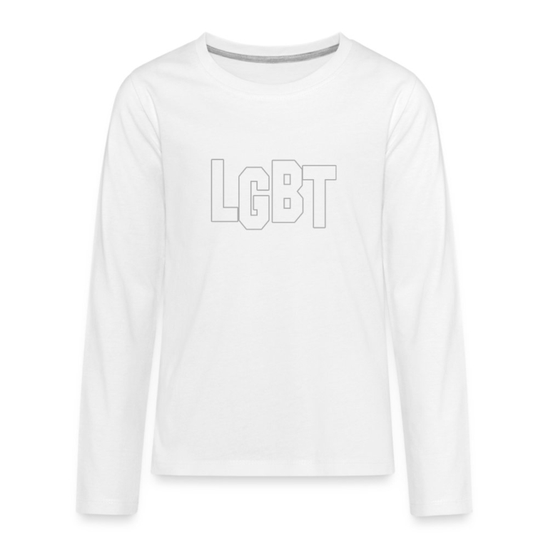 lgbt-teenager-premium-langarmshirt-weiss