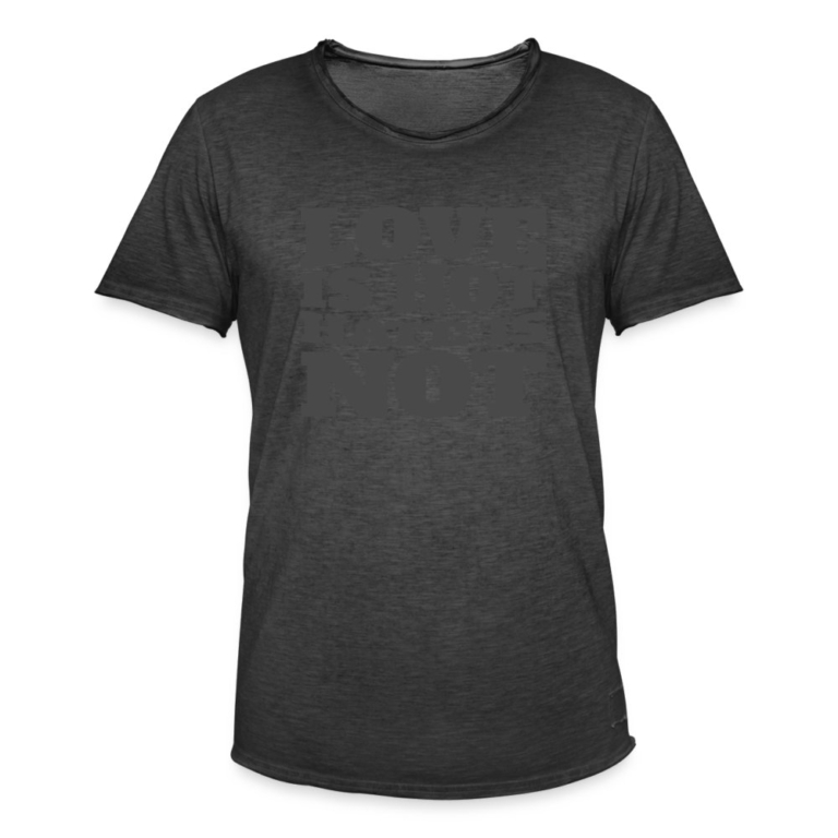love-is-hot-hate-is-not-maenner-vintage-t-shirt-vintage-schwarz