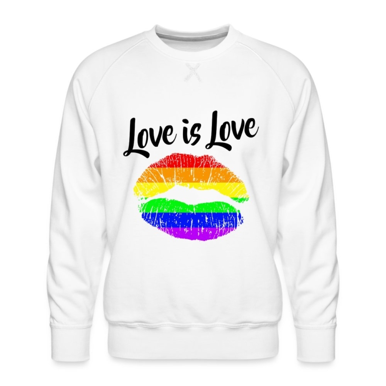 love-is-love-lips-maenner-premium-pullover-weiss