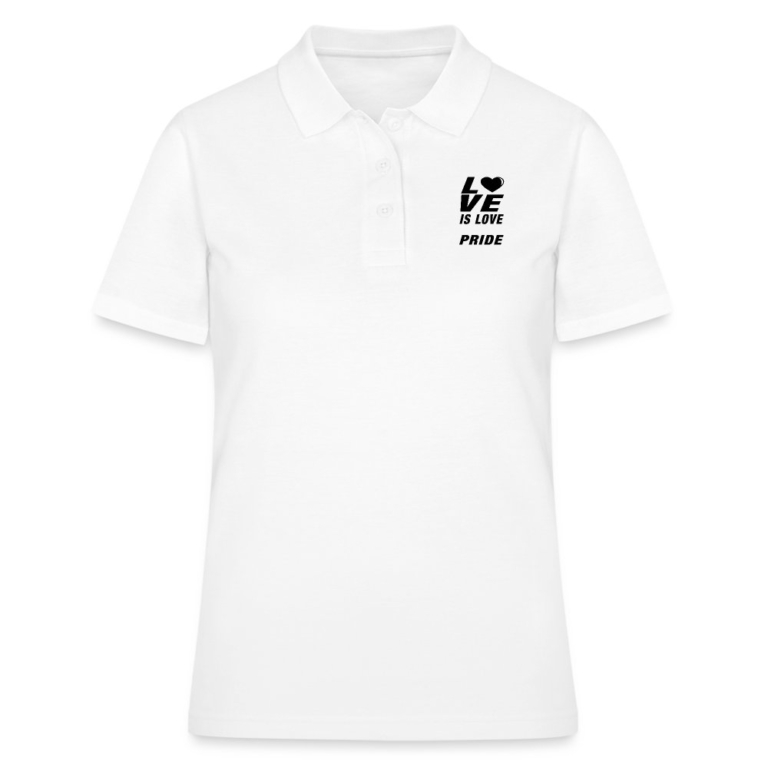 love-is-love-pride-frauen-polo-shirt-weiss