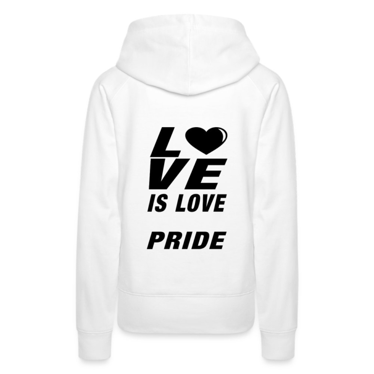 love-is-love-pride-frauen-premium-hoodie-weiss