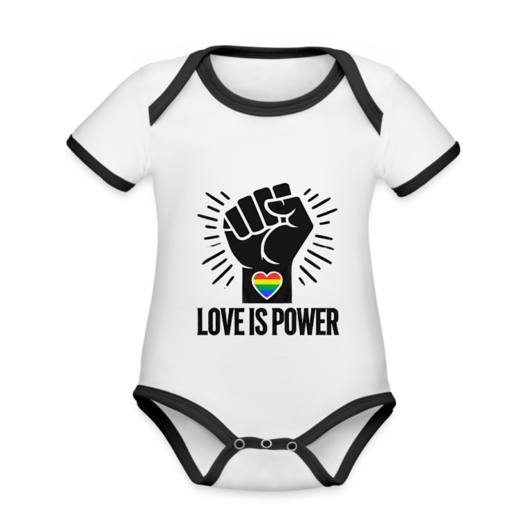 love-is-power-baby-bio-kurzarm-kontrastbody-weiss-schwarz