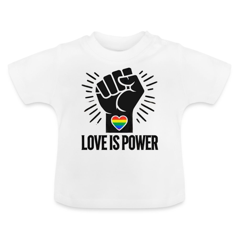 love-is-power-baby-bio-t-shirt-mit-rundhals-weiss