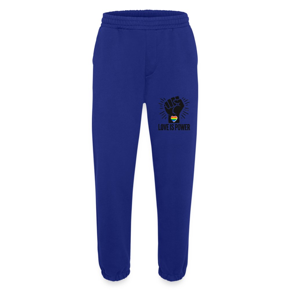 Love is Power - Heavyweight Organic Jogginghose Made in EU Iconic Blue