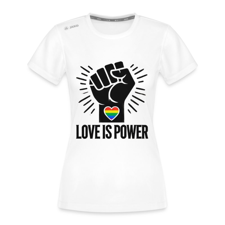 love-is-power-jako-frauen-t-shirt-run-20-weiss