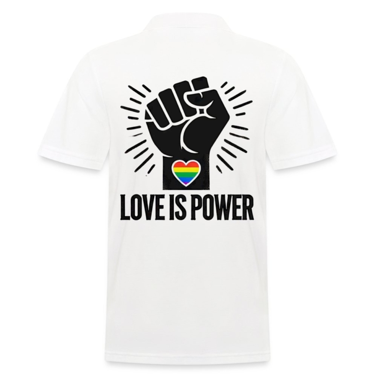 love-is-power-maenner-poloshirt-weiss
