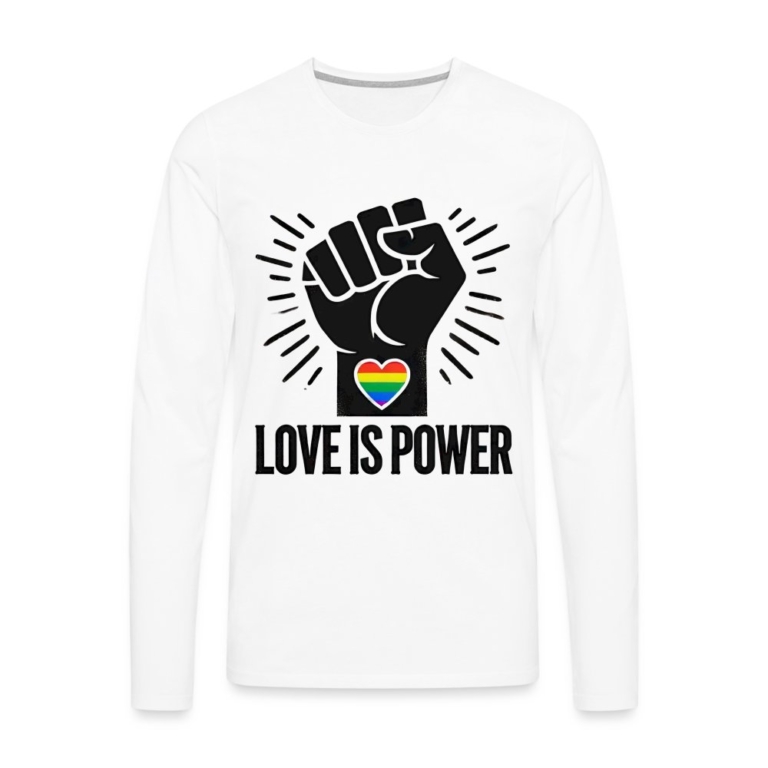 love-is-power-maenner-premium-langarmshirt-weiss