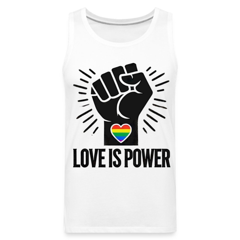 love-is-power-maenner-premium-tank-top-weiss