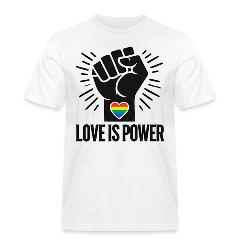 love-is-power-maenner-workwear-t-shirt-weiss