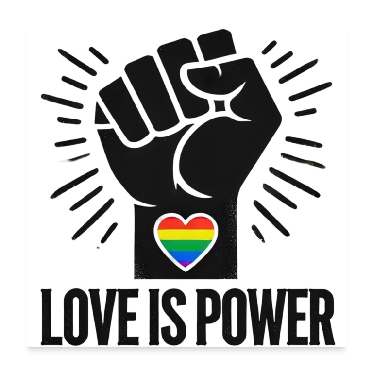love-is-power-poster-60x60-cm-weiss