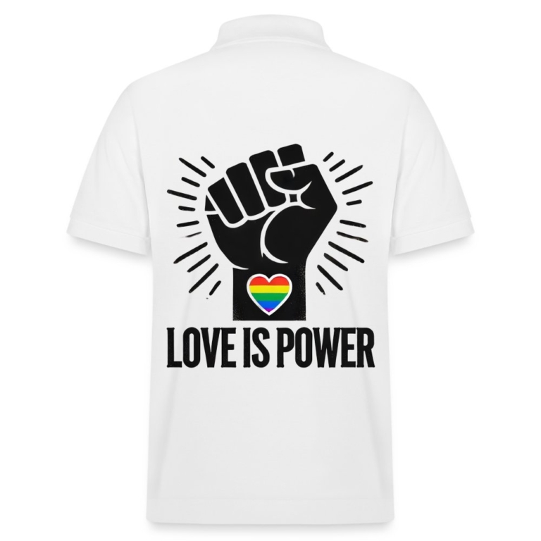 love-is-power-stanleystella-unisex-bio-poloshirt-prepster-weiss