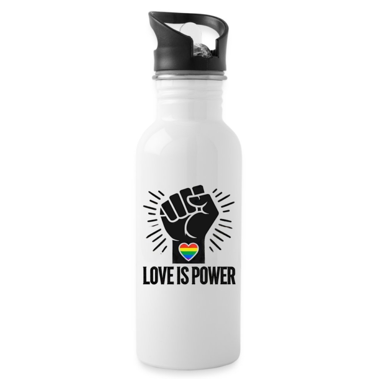 love-is-power-trinkflasche-mit-integriertem-trinkhalm-weiss