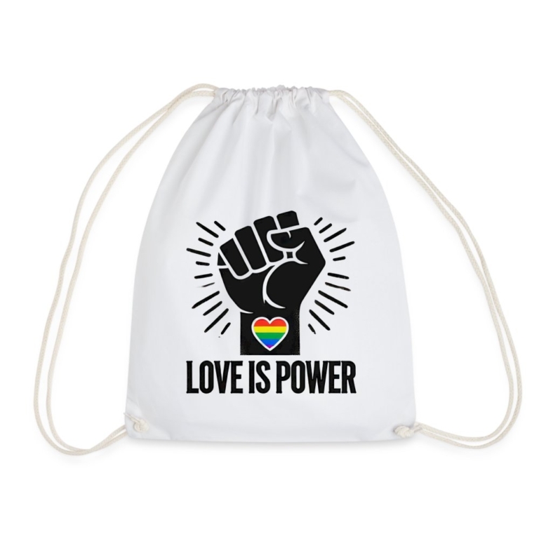 love-is-power-turnbeutel-weiss