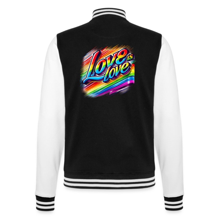 love-ist-love-college-sweatjacke-schwarz-weiss