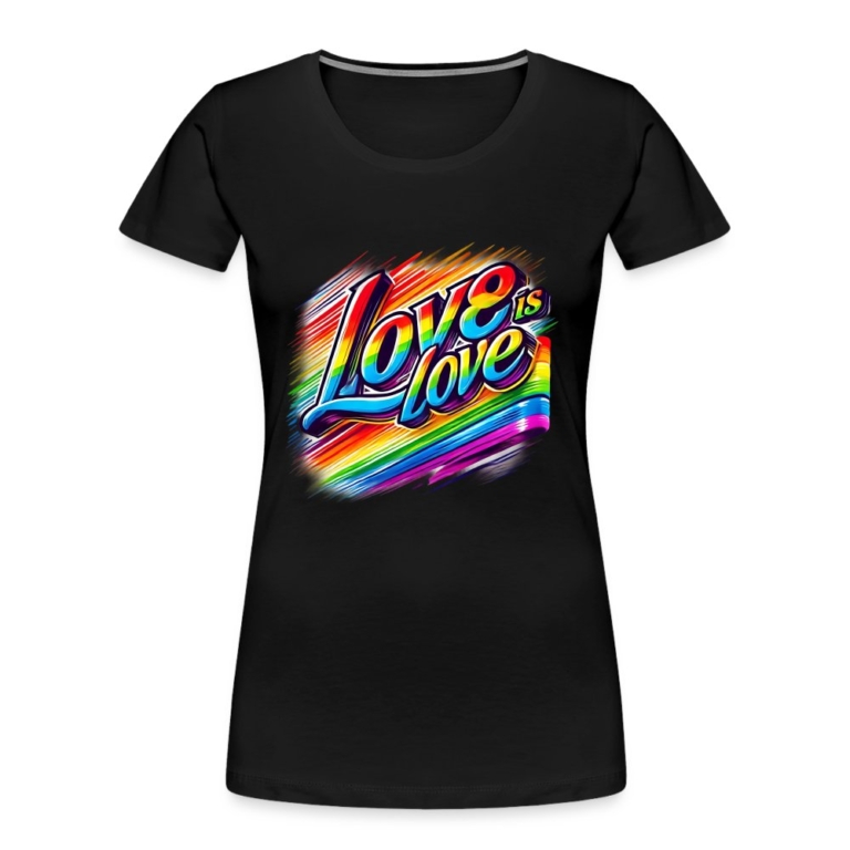 love-ist-love-frauen-premium-bio-t-shirt-schwarz