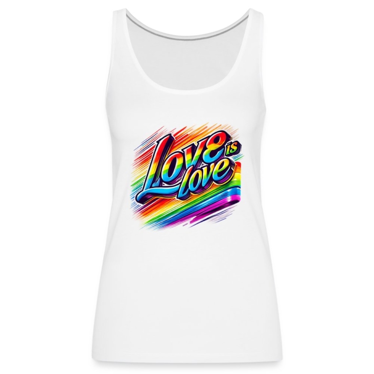 love-ist-love-frauen-premium-tank-top-weiss
