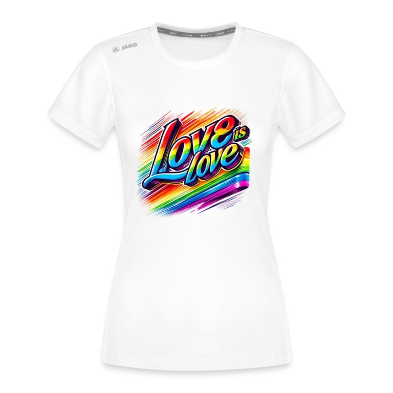 love-ist-love-jako-frauen-t-shirt-run-20-weiss