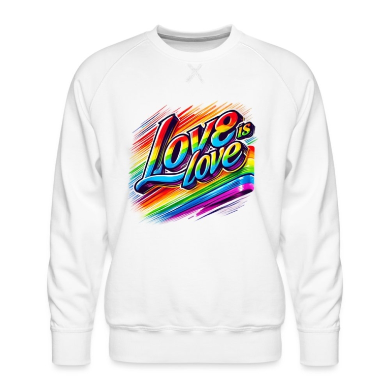 love-ist-love-maenner-premium-pullover-weiss