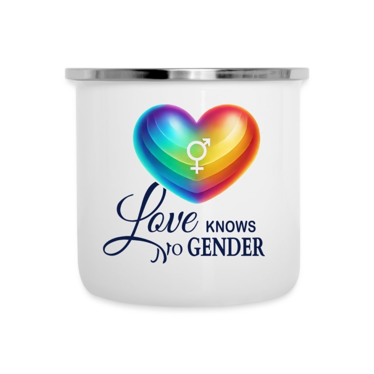 love-knows-no-gender-emaille-tasse-weiss
